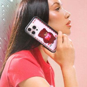 Wildflower Danielle Guizio Teddy Bear iPhone 15 Pro  Case